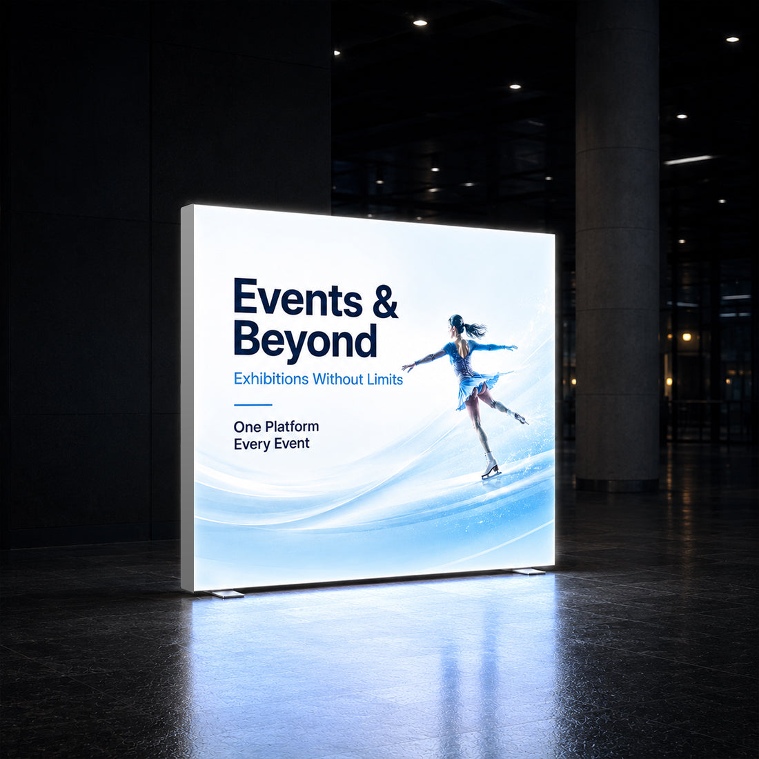 SEG Fabric LED Light Box Display - 8.2ft W x 8.2ft H