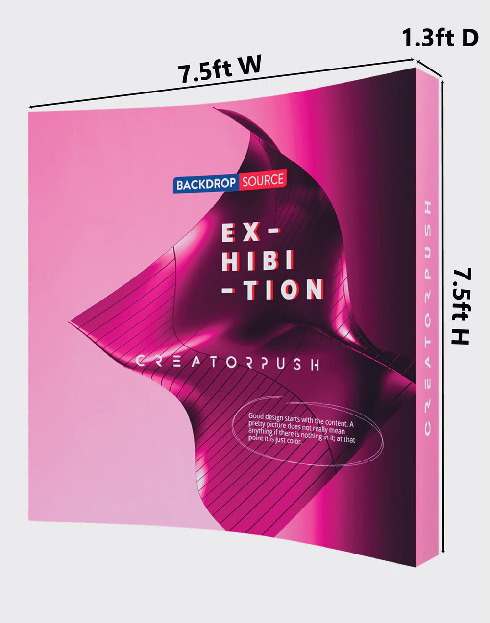 SEG Popup Curved Media Wall