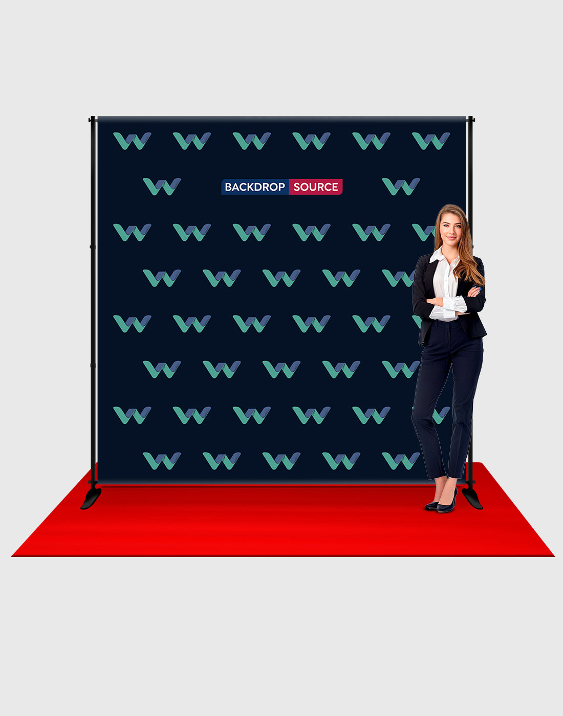 Fondali per pareti multimediali per eventi Step and Repeat