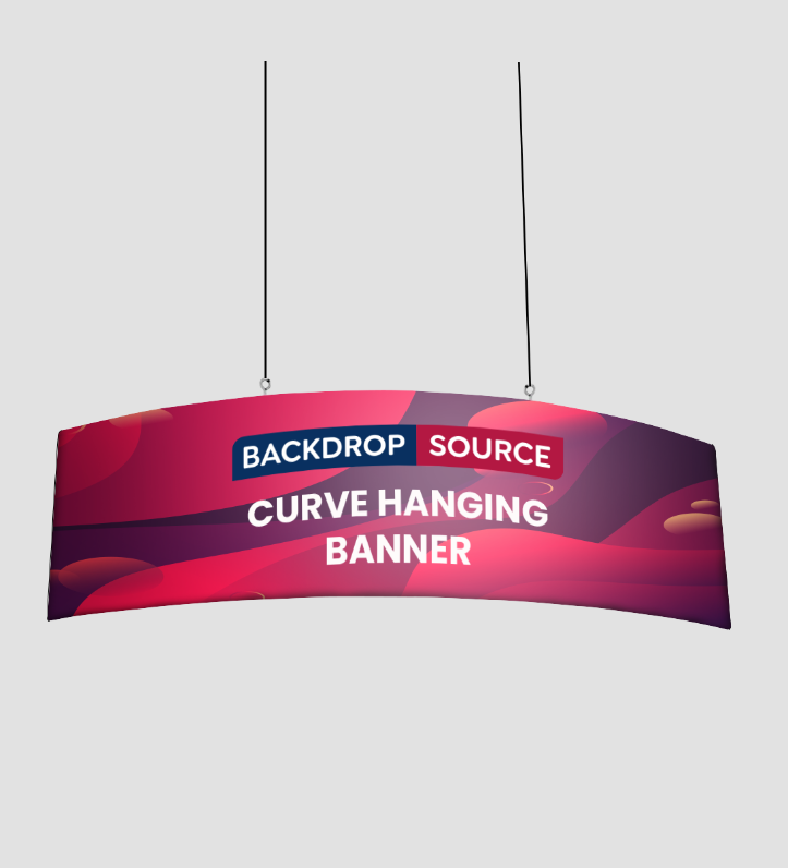 Banner sospeso Sky Tube Ellipse - a faccia in giù