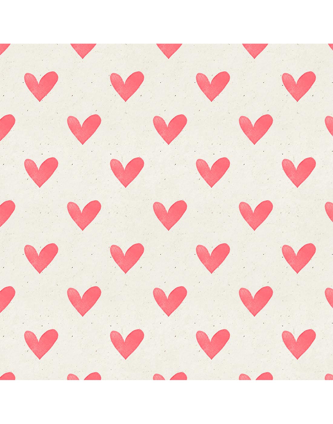 Motivo a cuore acquerello senza soluzione di continuità su sfondo di texture di carta