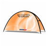 Semi-Circle Fabric Pop Up Banners  (Double Side Printed)