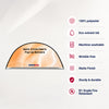 Semi-Circle Fabric Pop Up Banners  (Double Side Printed)