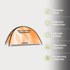 Semi-Circle Fabric Pop Up Banners  (Double Side Printed)