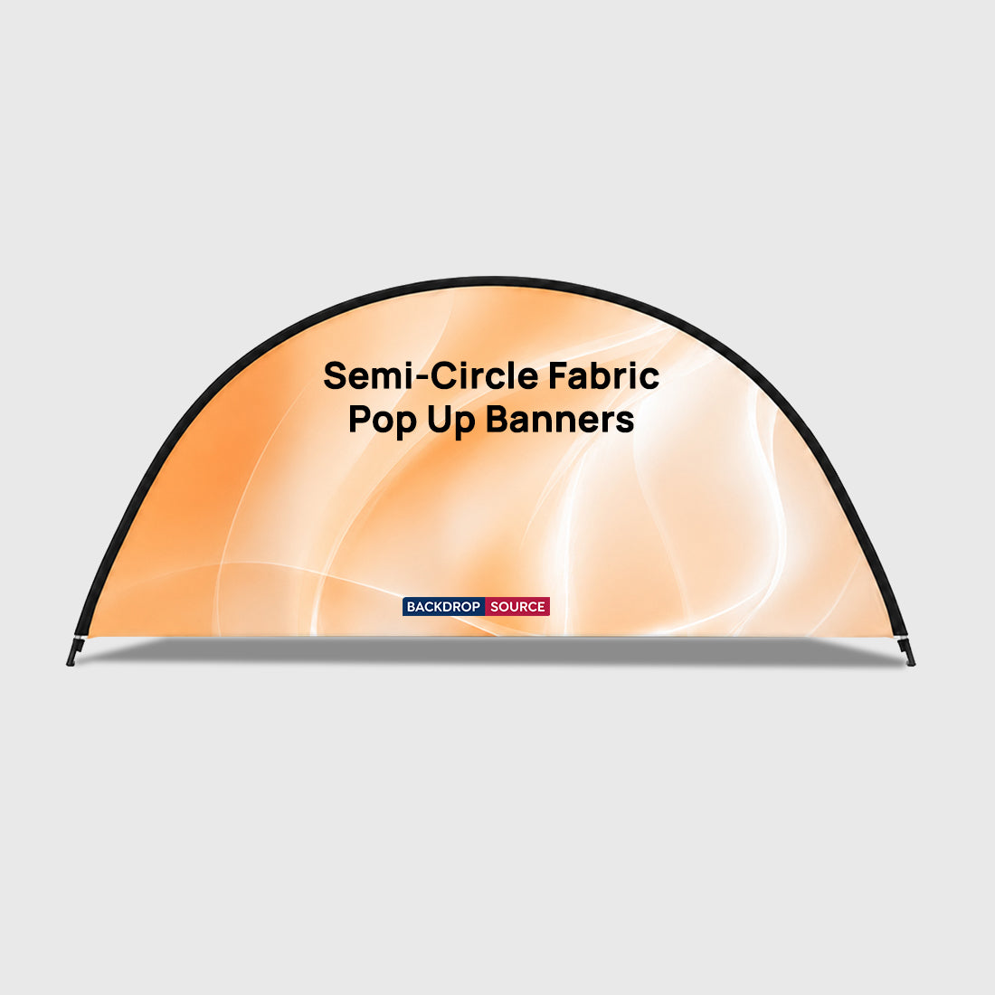 Banner pop-up rotondi (stampati su entrambi i lati)