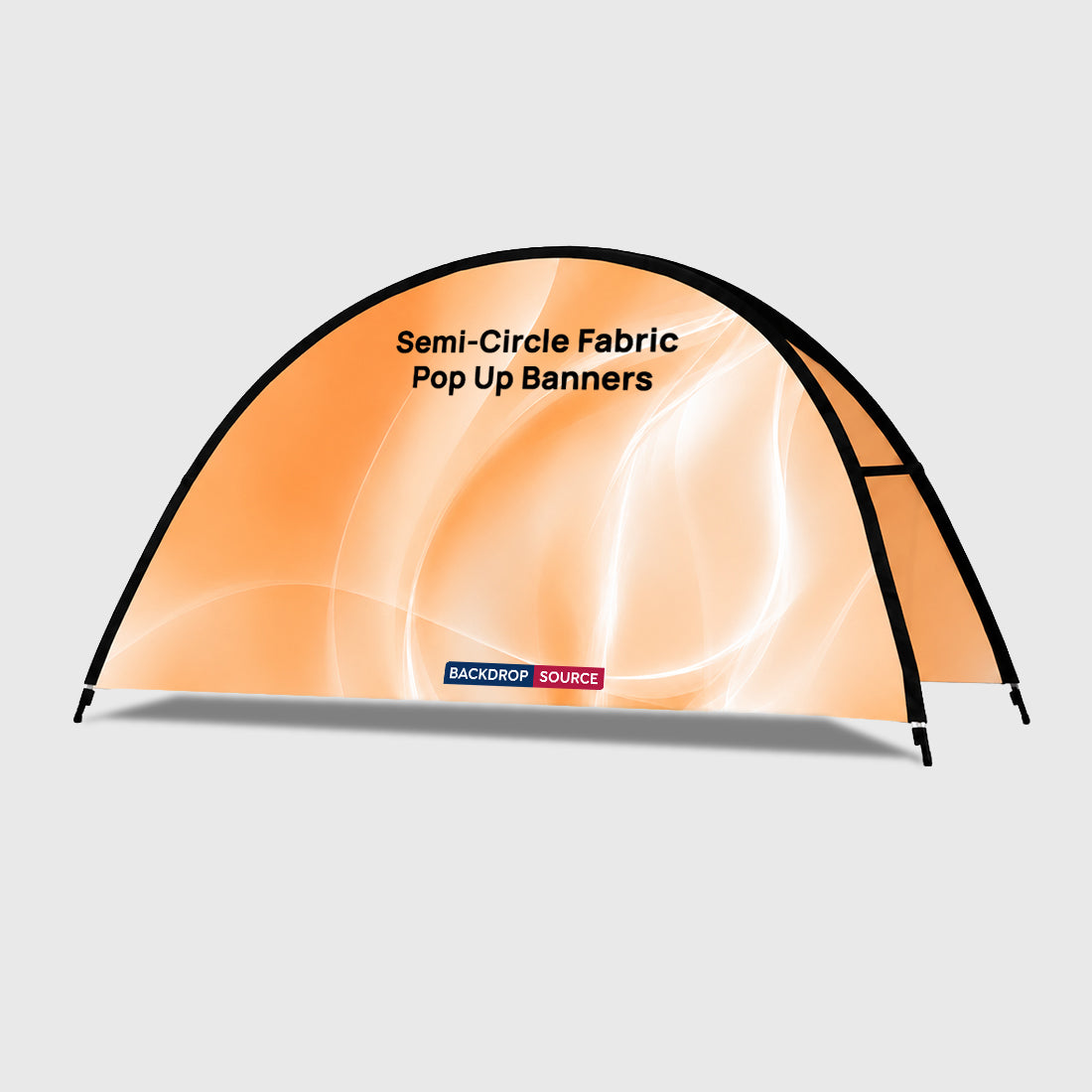 Banner pop-up rotondi (stampati su entrambi i lati)