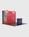 Kit espositivo 3 in 1 Popup Exhibit Pro dritto da 3 m x 3 m con luci Illume