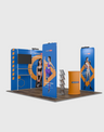 Kit espositivo premium per stand larghi 3 m