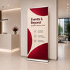 Banner Roll Up Silver Step