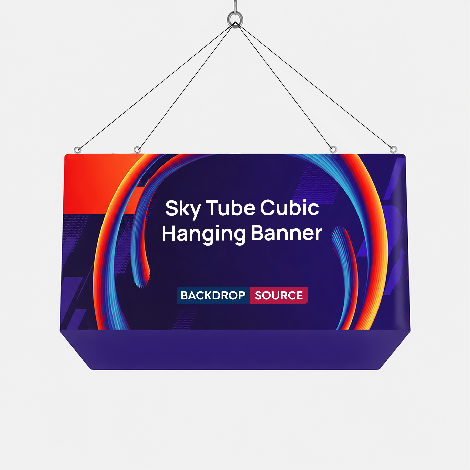 Banner sospeso cubico Sky Tube
