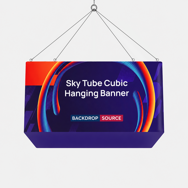 Banner colgante cúbico Sky Tube