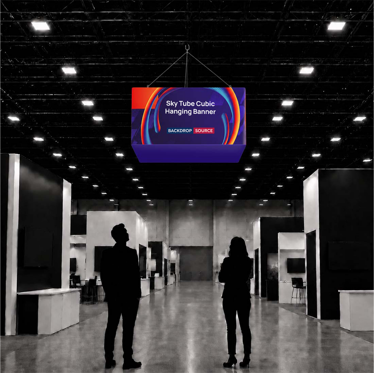 Banner sospeso cubico Sky Tube