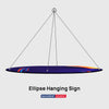 Banner sospeso Sky Tube Ellipse - a faccia in giù