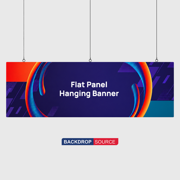 Banner colgante de panel plano Sky Tube