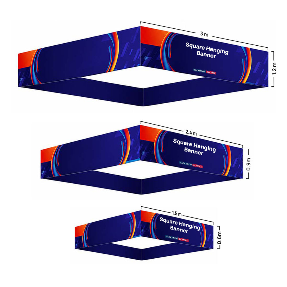 Banner sospeso quadrato Sky Tube
