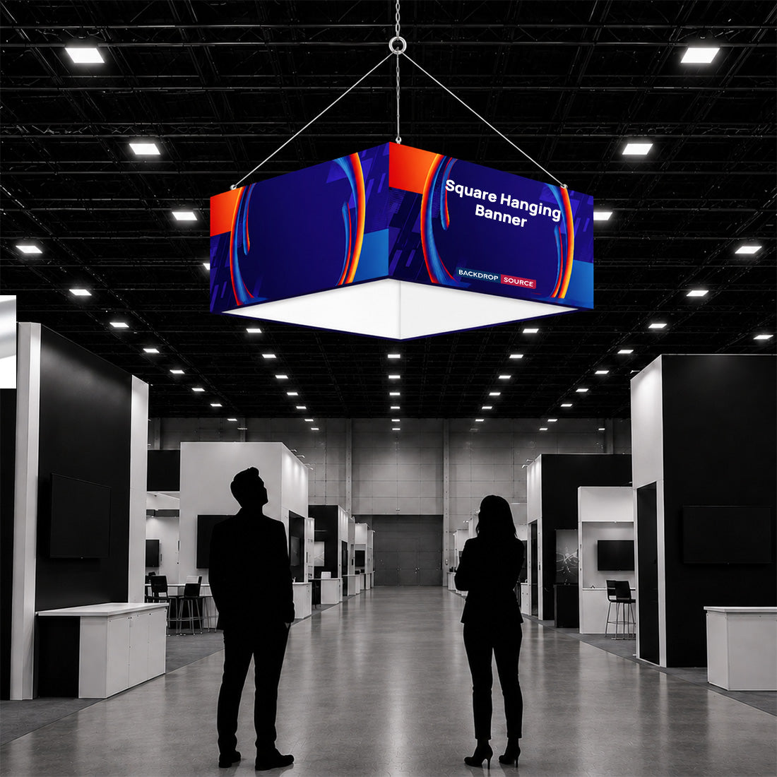 Banner sospeso quadrato Sky Tube