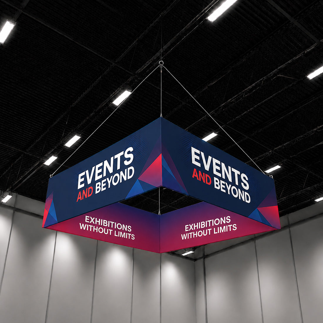 Banner sospeso quadrato Sky Tube