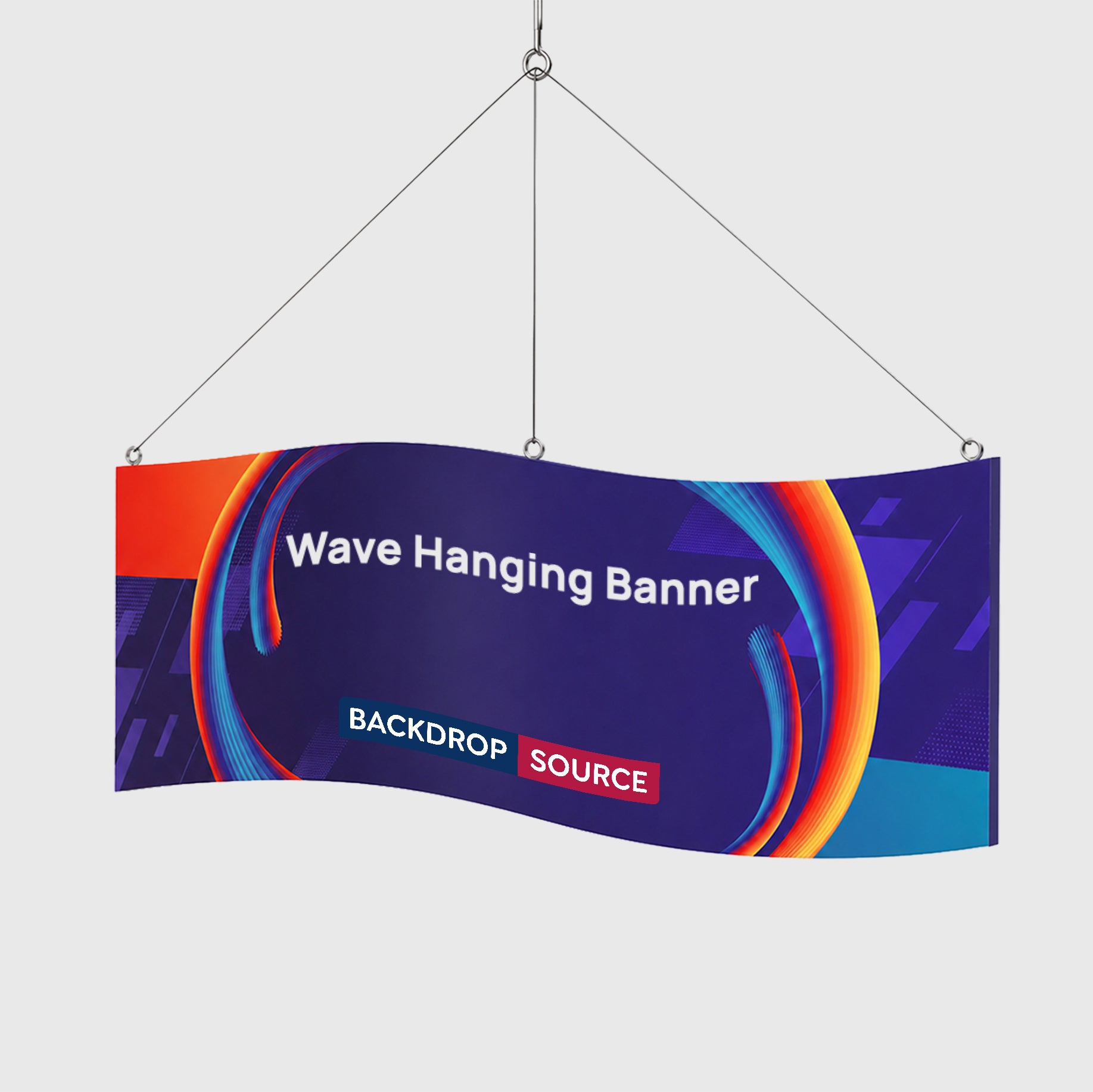 Sky Tube Wave Hanging Banner