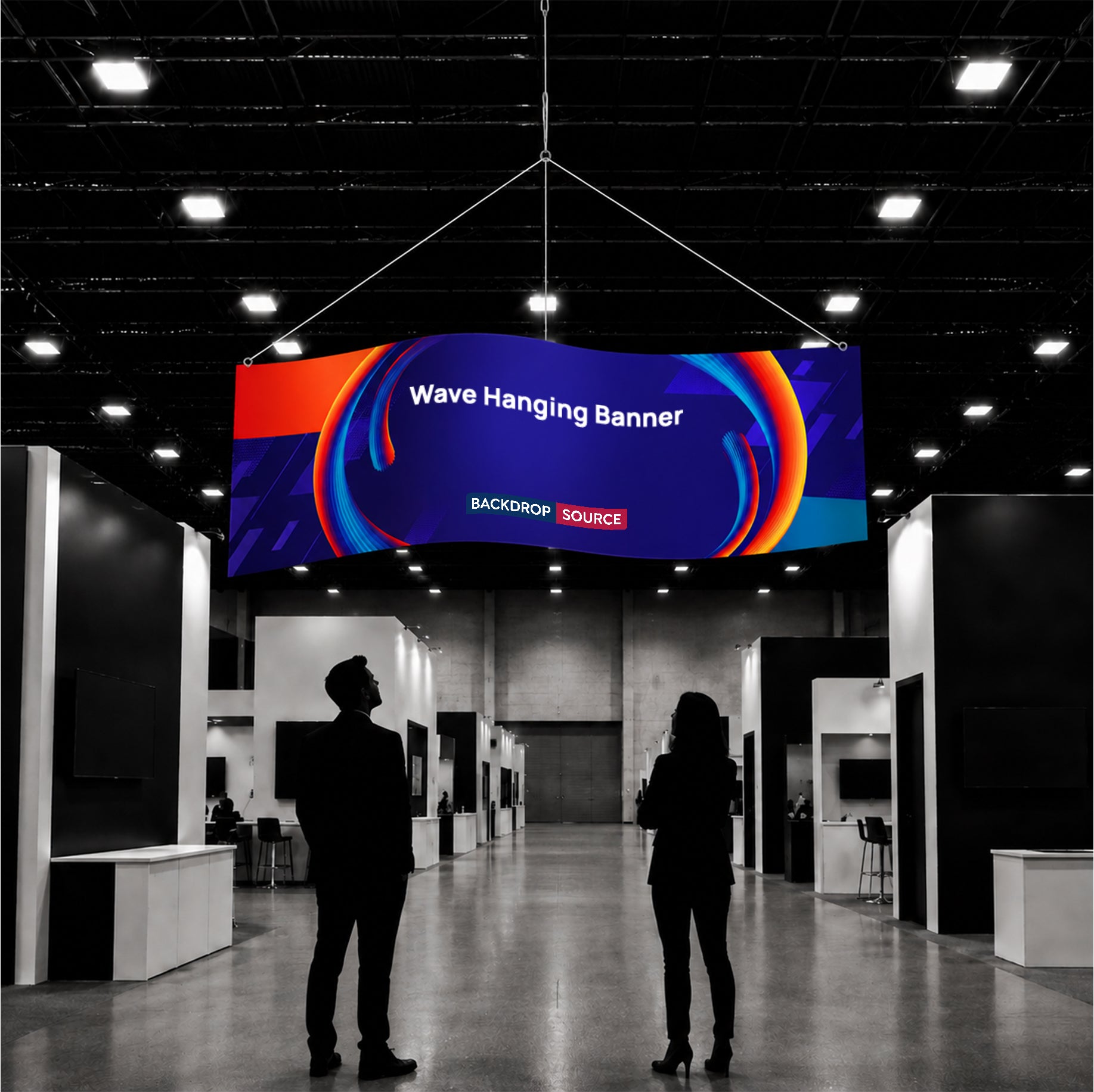 Sky Tube Wave Hanging Banner
