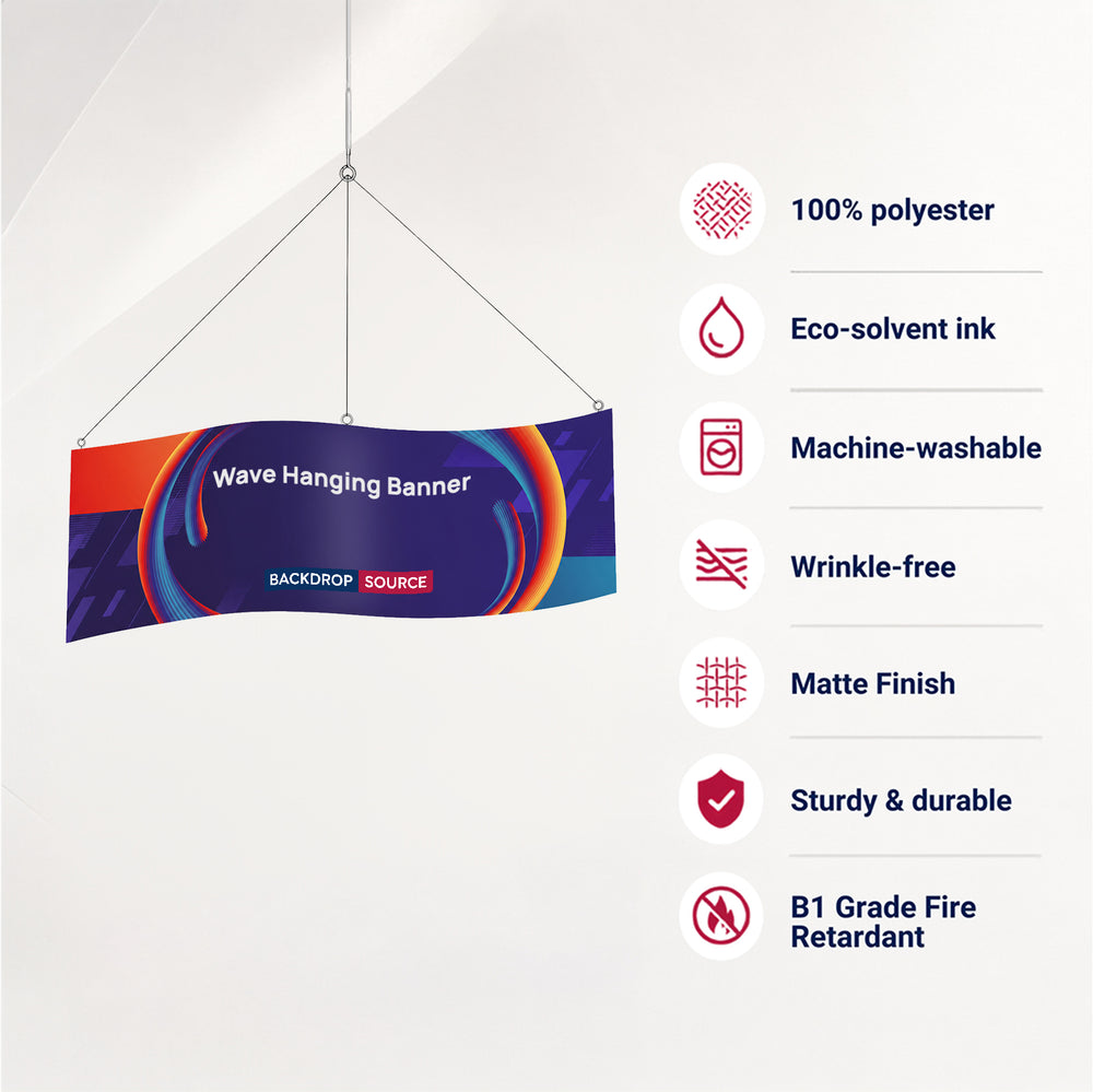 Banner sospeso Sky Tube Wave