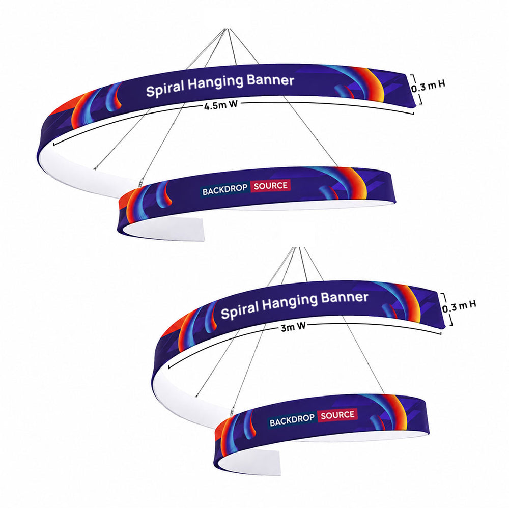 Banner Sospeso a Spirale