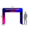 Square Fabric Arch Entrance with Top Header