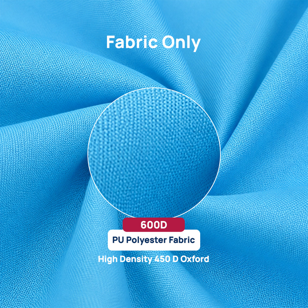 Ombrellone quadrato da patio con balze – 2m x 2m
