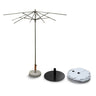 Ombrellone quadrato da patio con balze – 2m x 2m