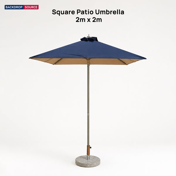 Square Patio Umbrella – 2m x 2m