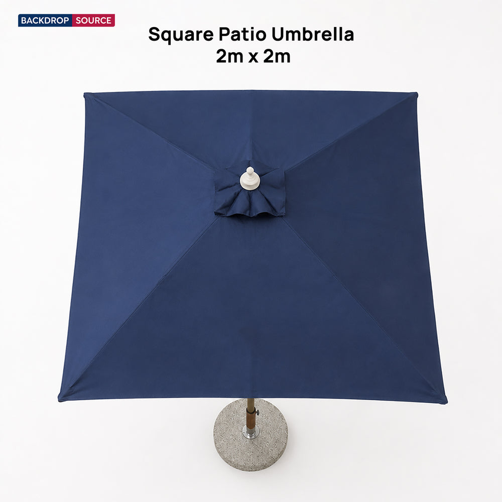 Ombrellone quadrato da patio – 2m x 2m