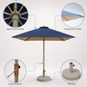 Ombrellone quadrato da patio – 2m x 2m