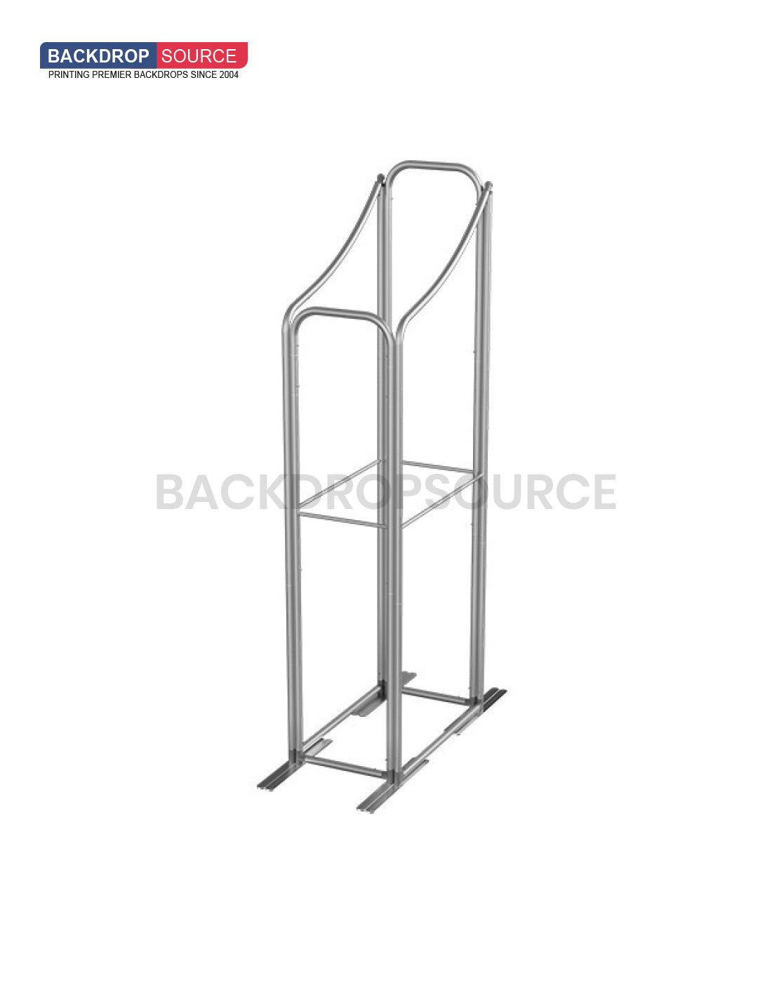 Espositore magnetico in tessuto per stand - Modello 4 (2m x 2m)