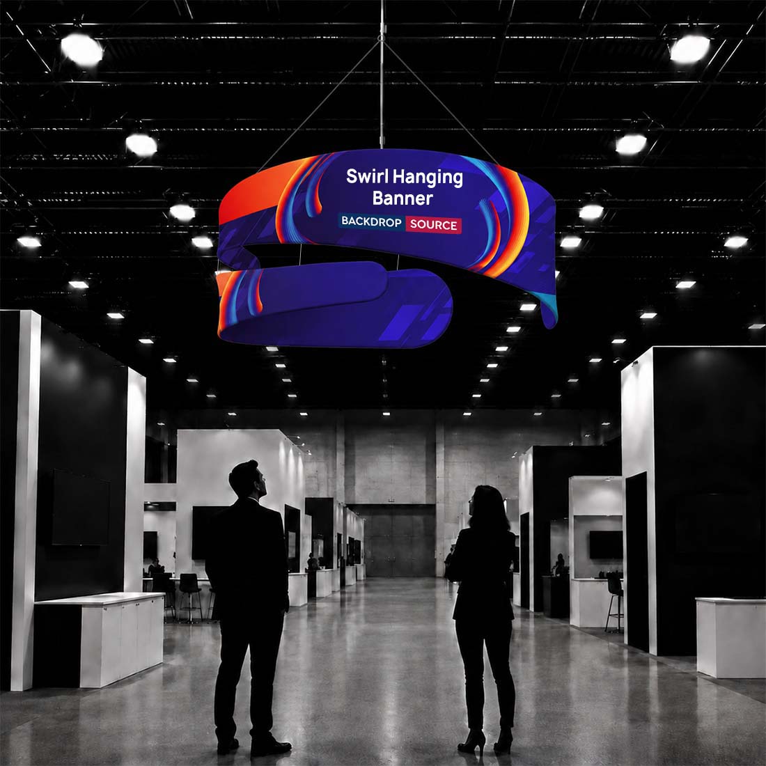 Swirl Hanging Banner