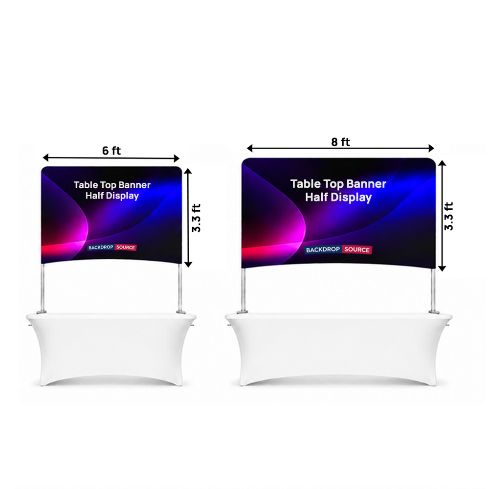 Banner de mesa - Media pantalla