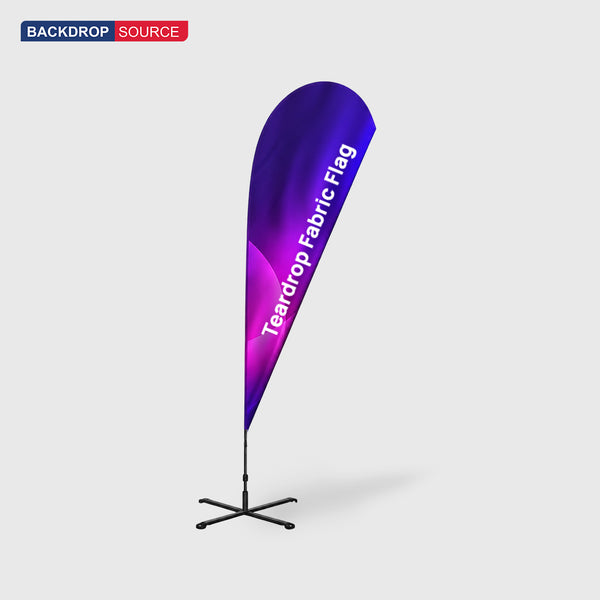Bandera en forma de lágrima