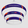 Tiered Circle Hanging Banner