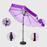Tilting Patio Umbrellas With Valances (Iron Frame) – 2.7m x 2.7m