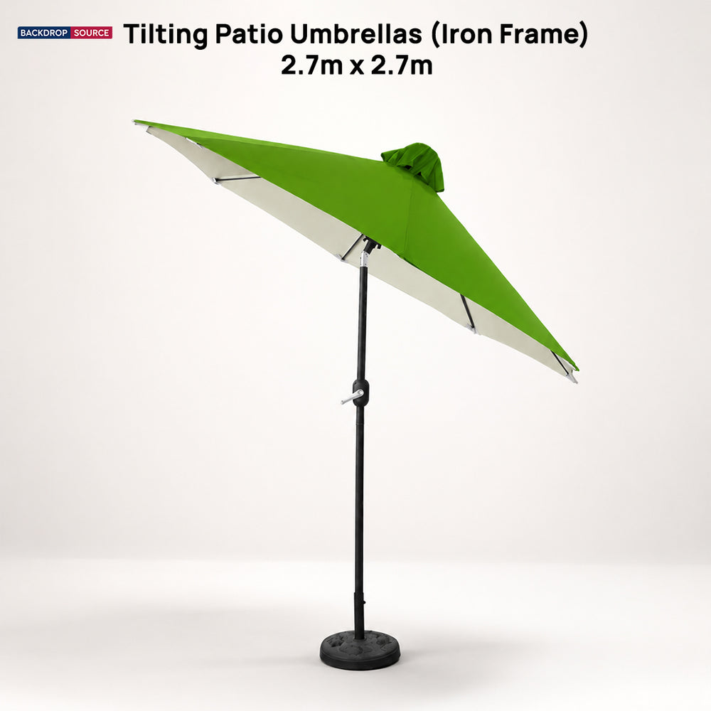 Ombrelloni Inclinabili da Esterno (Struttura in Ferro) – 2,7m x 2,7m