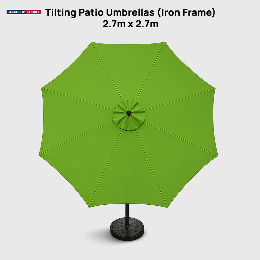 Ombrelloni Inclinabili da Esterno (Struttura in Ferro) – 2,7m x 2,7m