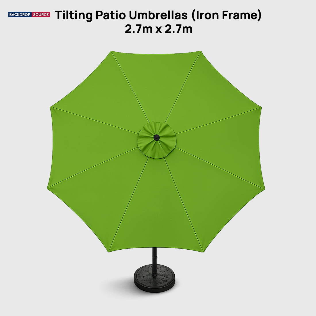 Ombrelloni Inclinabili da Esterno (Struttura in Ferro) – 2,7m x 2,7m
