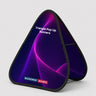 Banner pop-up triangolari in tessuto (stampa fronte-retro)