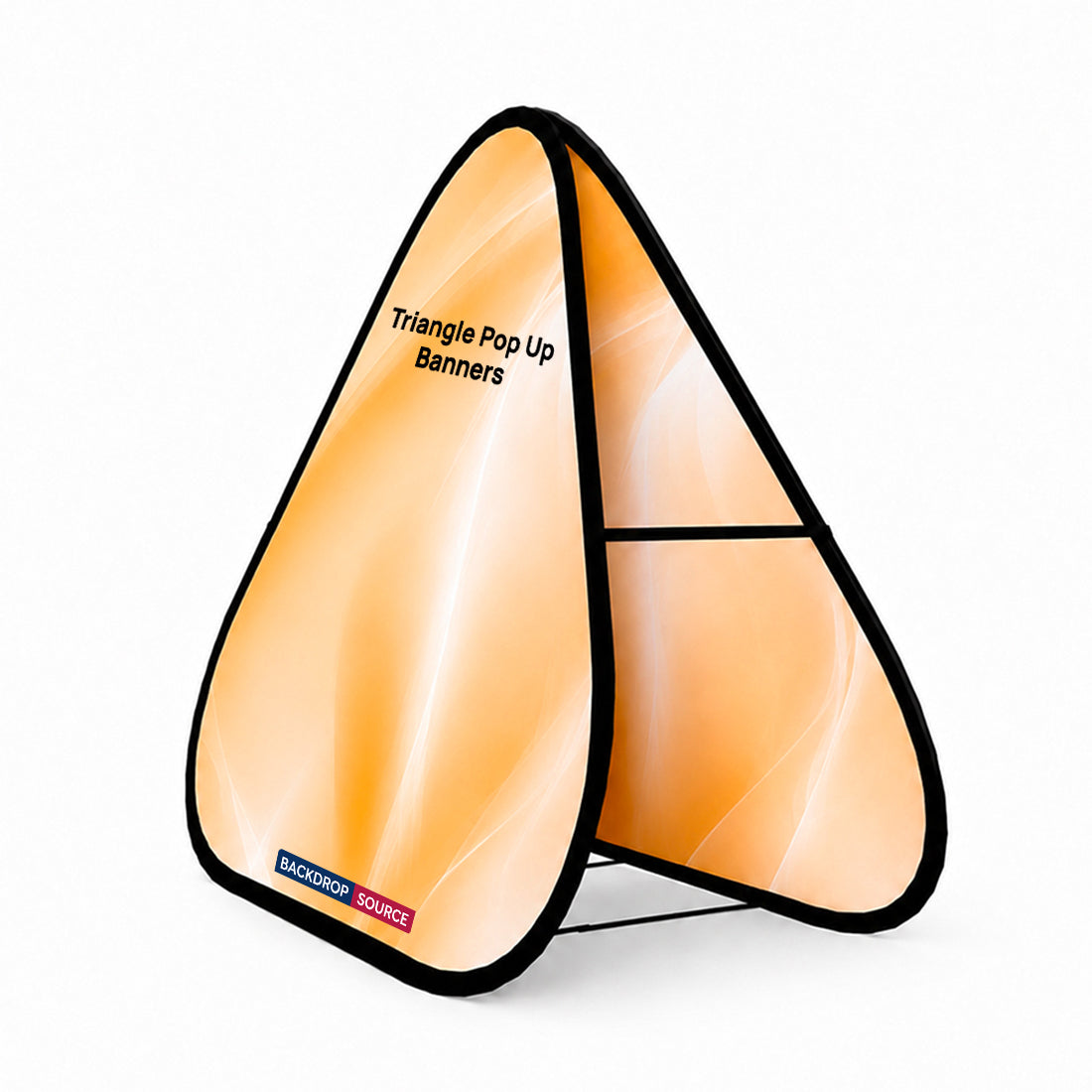 Triangle Fabric Pop Up Banners (Double Side Printed)