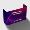 U Shape Wide Photo Booth
