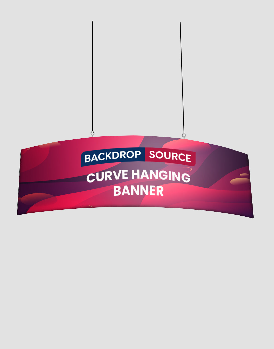 Banner sospeso Sky Tube Ellipse - a faccia in giù