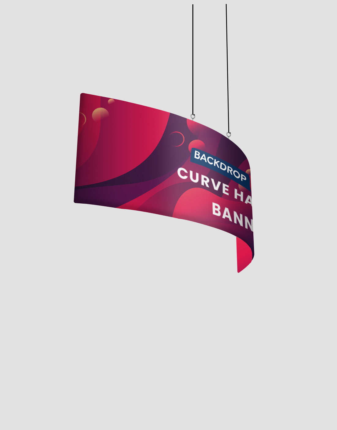 Banner sospeso Sky Tube Ellipse - a faccia in giù