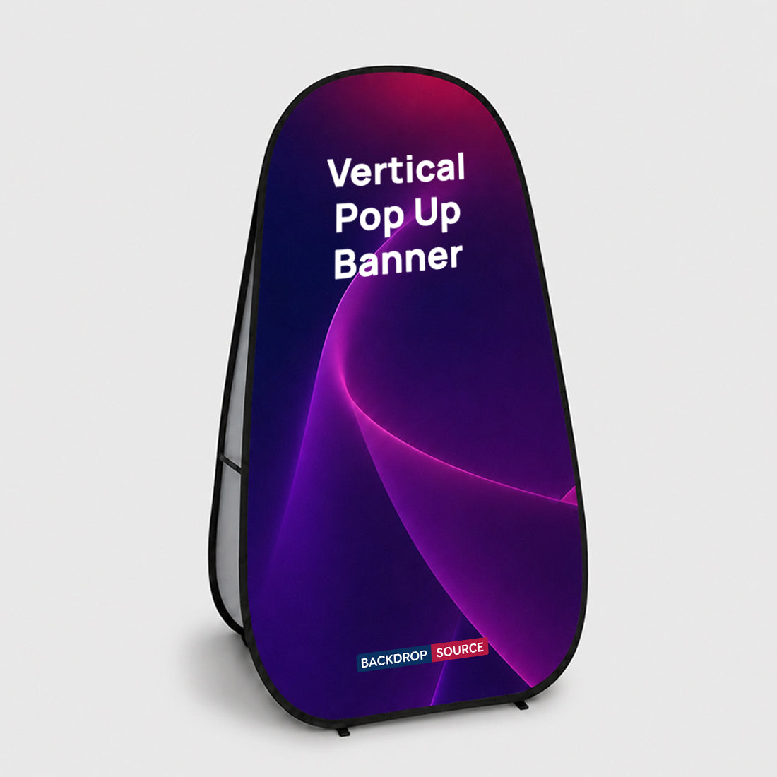 Vertical Fabric Pop Up Banners (Double Side Printed)