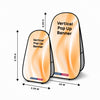 Vertical Fabric Pop Up Banners (Double Side Printed)