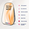 Vertical Fabric Pop Up Banners (Double Side Printed)