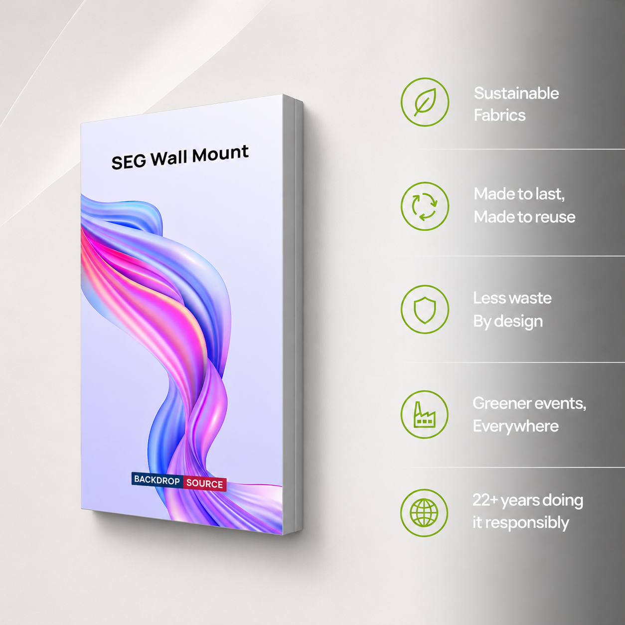 SEG Fabric Display Frame - 3.15inch Depth Aluminum Profile
