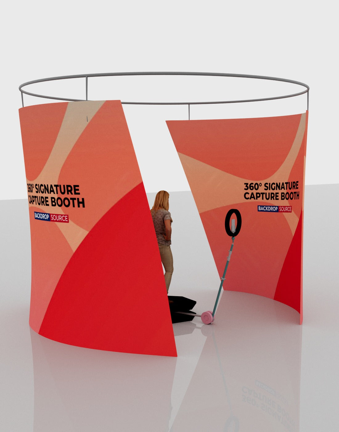 Cabina per riprese a 360°